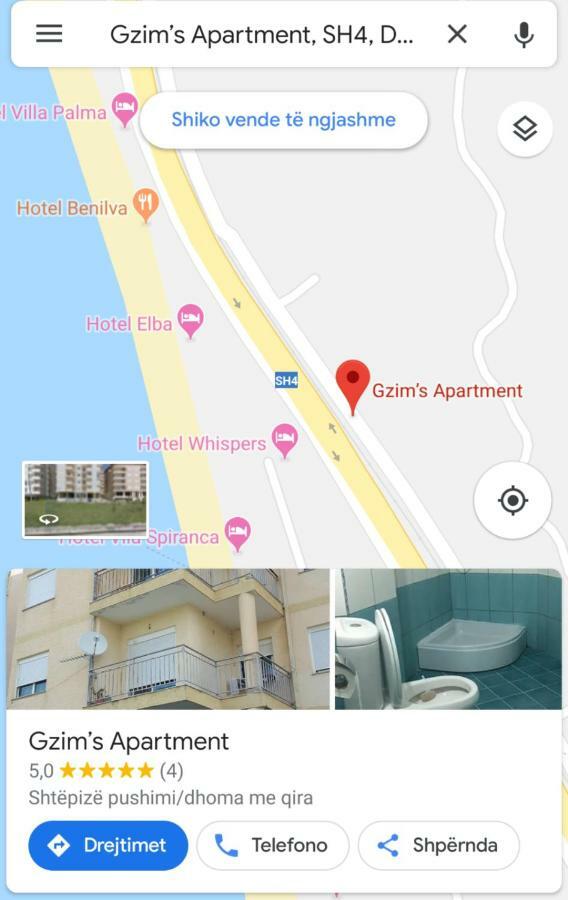Gzim'S Apartment Durrës Eksteriør billede
